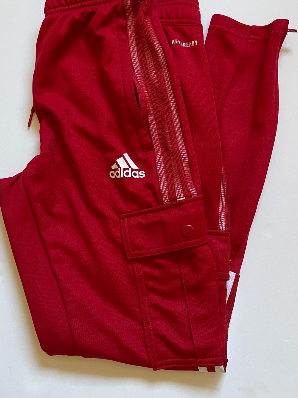 adidas women Cargo Joggers with White Logo - Picture 4 of 4